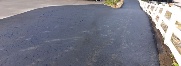 Acreage Asphalt driveway cut sealed Gold Coast Brisbane
