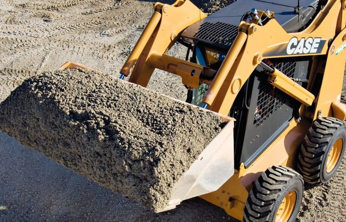 bobcat skid steer soil materials moving hire gold coast brisbane