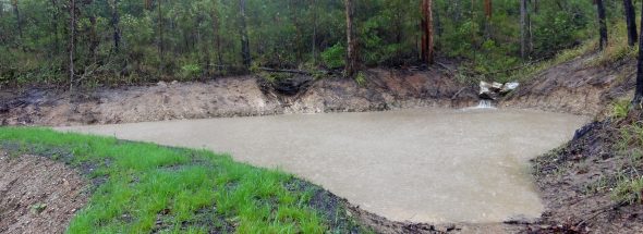 gold coast brisbane farm acreage dam builder