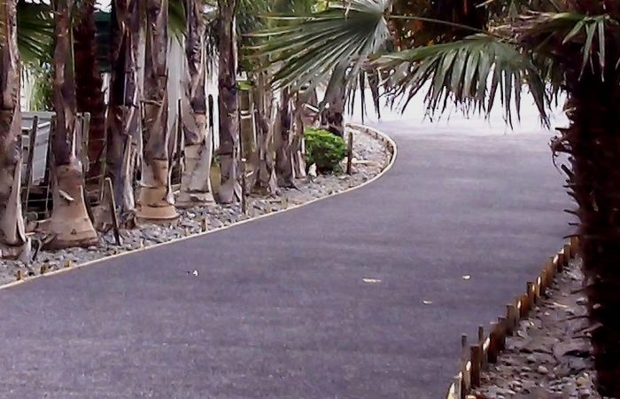 sealed acreage driveway cutting concrete asphalt gold coast brisbane