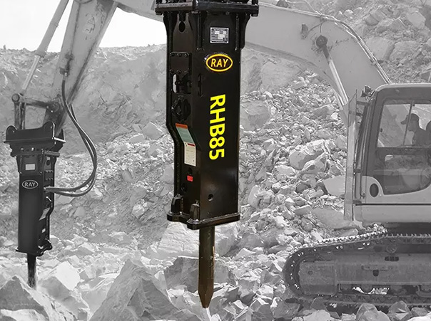 Large Rock Breaker hire Gold Coast