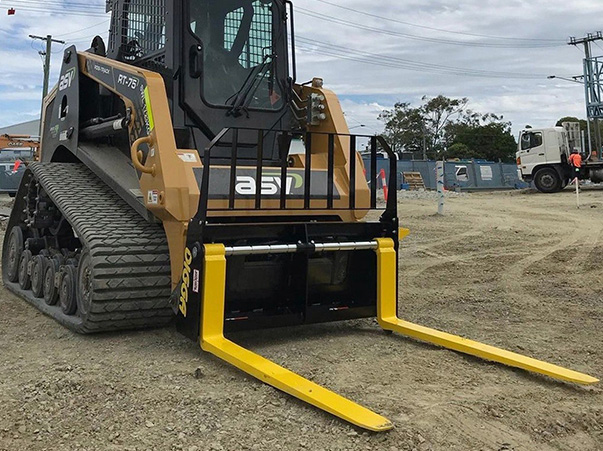 Posi track fork lift attachment hire Gold Coast
